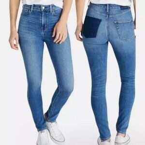 NEW Etica Giselle High Rise Skinny Jeans Blue Size 28 NWT